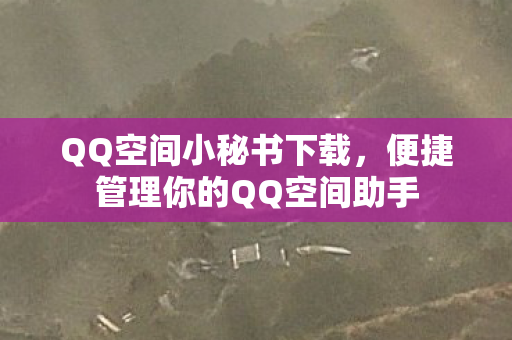 便捷管理你的QQ空间助手图片