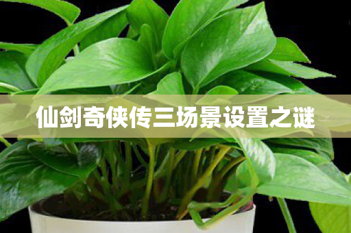 仙剑奇侠传三场景设置之谜图片