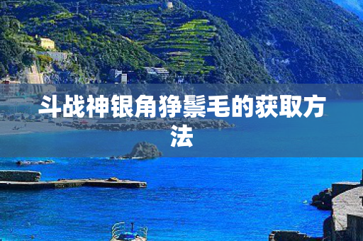 斗战神银角狰鬃毛的获取方法图片