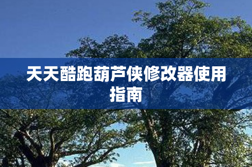 天天酷跑葫芦侠修改器使用指南图片