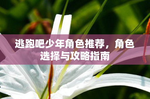 逃跑吧少年角色推荐图片