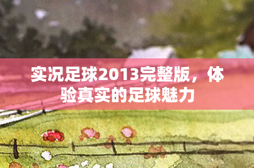 实况足球2013完整版图片