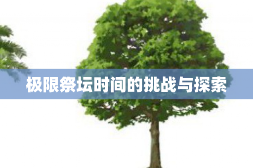 极限祭坛时间的挑战与探索图片