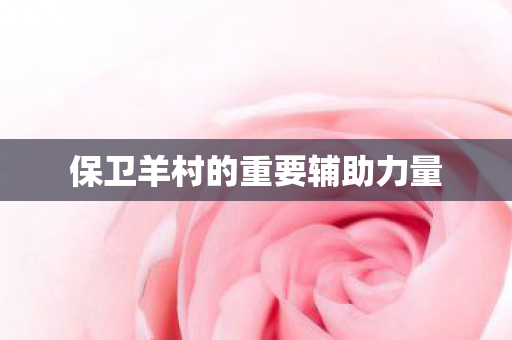 保卫羊村的重要辅助力量图片