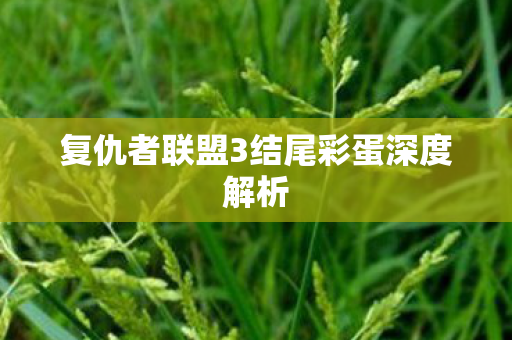 复仇者联盟3结尾彩蛋深度解析图片