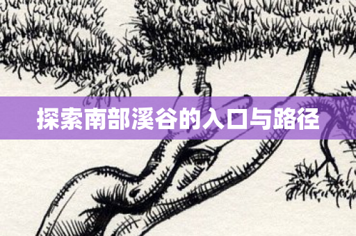探索南部溪谷的入口与路径图片