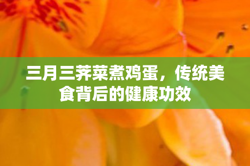 传统美食背后的健康功效图片