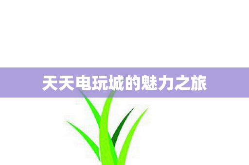 天天电玩城的魅力之旅图片