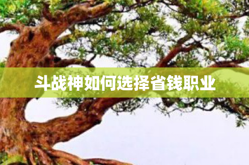 斗战神如何选择省钱职业图片
