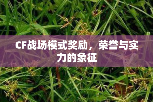 CF战场模式奖励图片