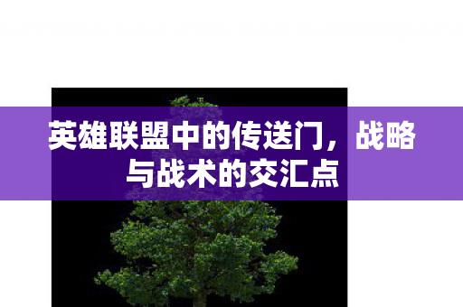 英雄联盟中的传送门图片