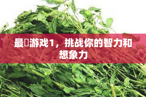 挑战你的智力和想象力图片