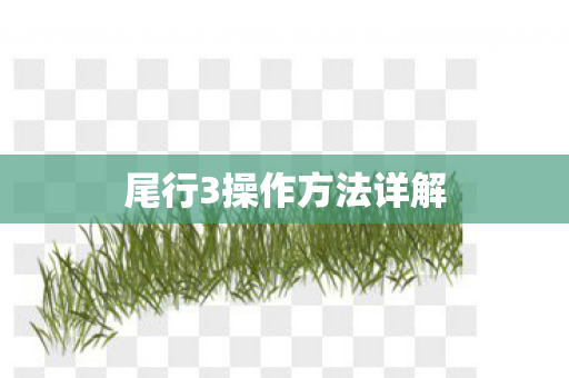 尾行3操作方法详解图片