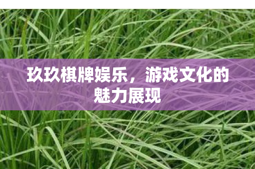 游戏文化的魅力展现图片