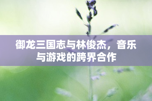 音乐与游戏的跨界合作图片