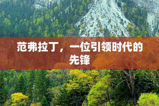一位引领时代的先锋图片