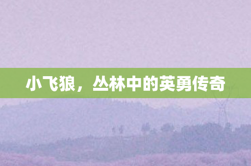 丛林中的英勇传奇图片