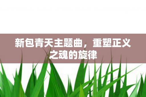 重塑正义之魂的旋律图片