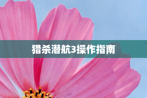 猎杀潜航3操作指南图片