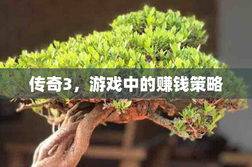 游戏中的赚钱策略图片