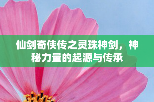 仙剑奇侠传之灵珠神剑图片