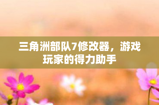三角洲部队7修改器图片