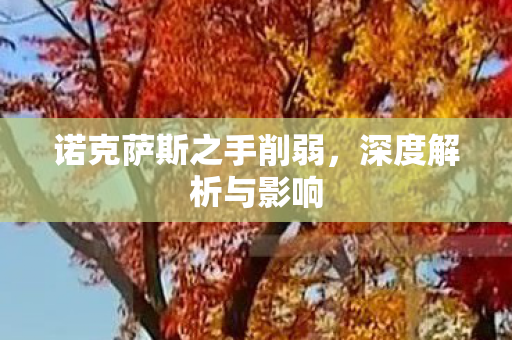 诺克萨斯之手削弱图片