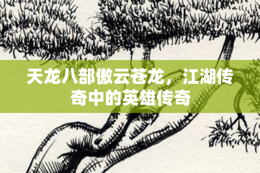 江湖传奇中的英雄传奇图片
