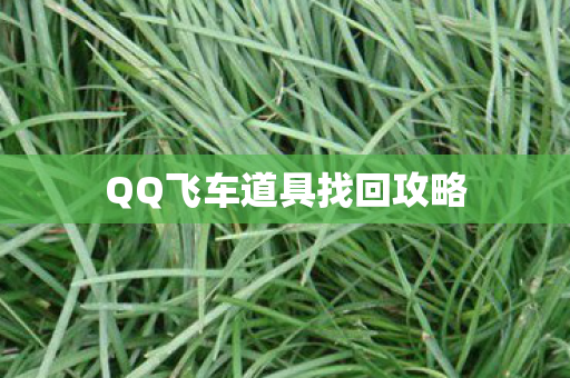 QQ飞车道具找回攻略图片