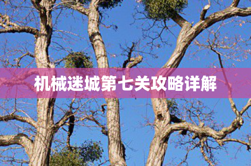 机械迷城第七关攻略详解图片