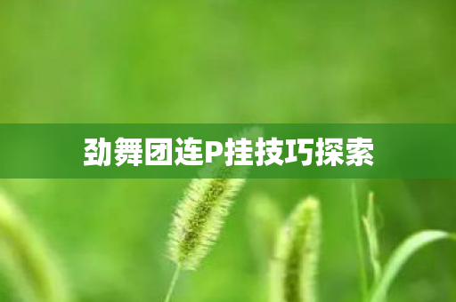 劲舞团连P挂技巧探索图片