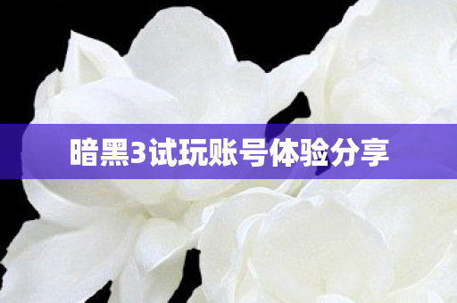 暗黑3试玩账号体验分享图片