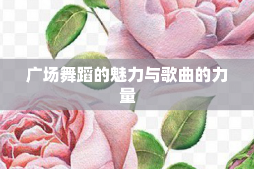 广场舞蹈的魅力与歌曲的力量图片