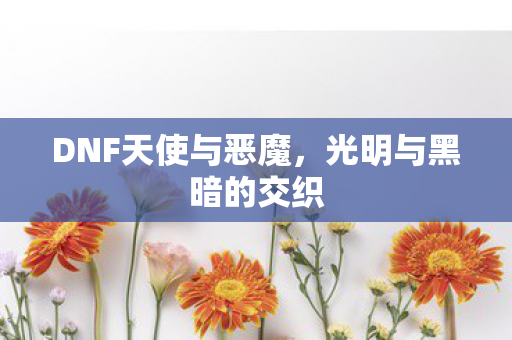 DNF天使与恶魔图片