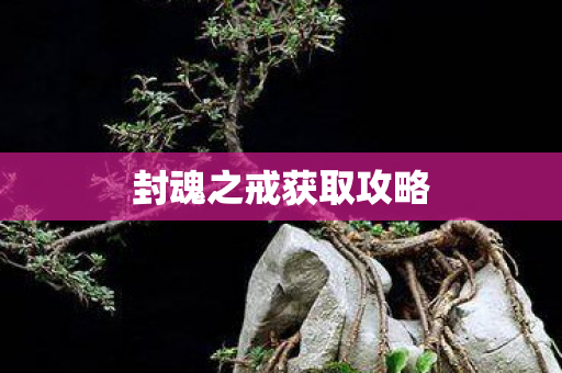 封魂之戒获取攻略图片