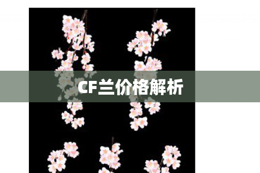 CF兰价格解析图片