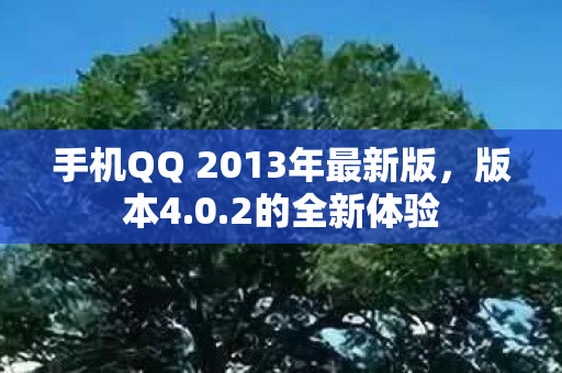 手机QQ 2013年最新版图片