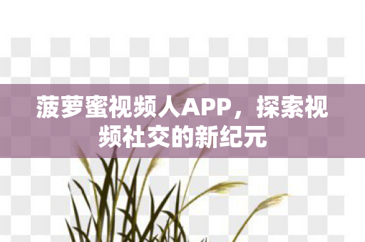 探索视频社交的新纪元图片