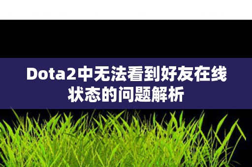 Dota2中无法看到好友在线状态的问题解析图片