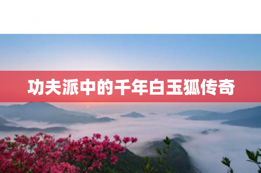 功夫派中的千年白玉狐传奇图片