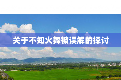 关于不知火舞被误解的探讨图片