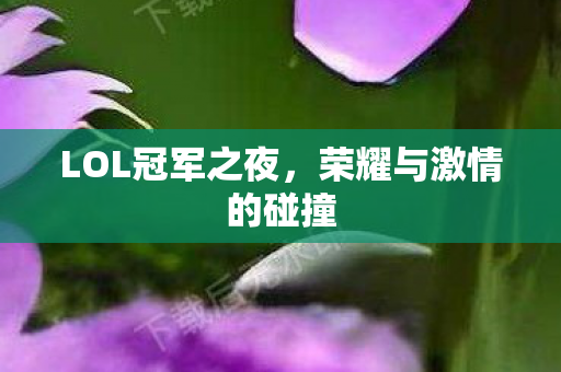 荣耀与激情的碰撞图片