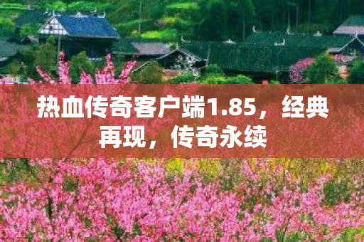 热血传奇客户端1图片