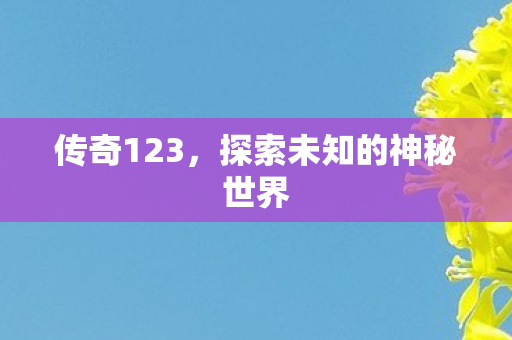 探索未知的神秘世界图片