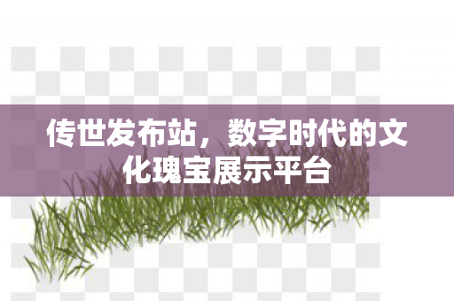 数字时代的文化瑰宝展示平台图片