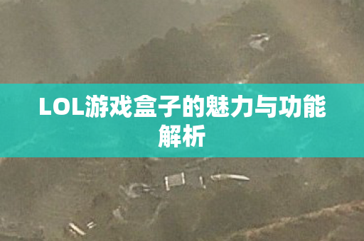 LOL游戏盒子的魅力与功能解析图片