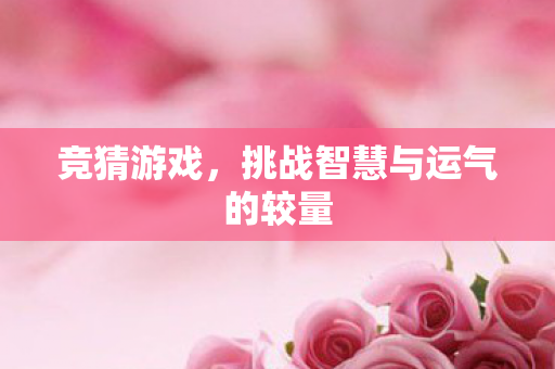 挑战智慧与运气的较量图片