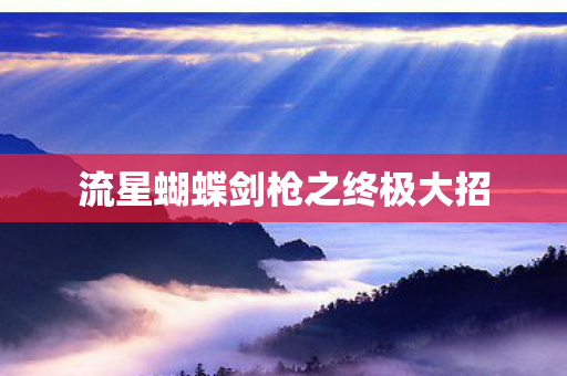 流星蝴蝶剑枪之终极大招图片