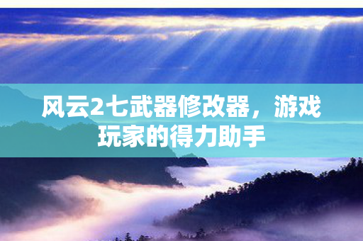 风云2七武器修改器图片