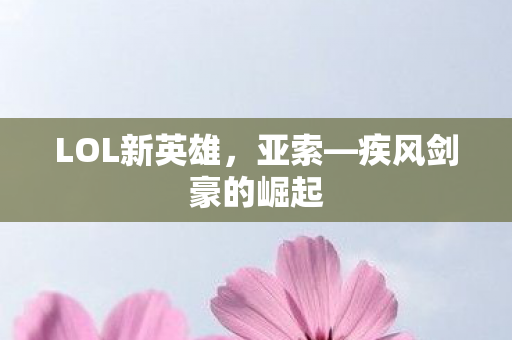 疾风剑豪的崛起图片